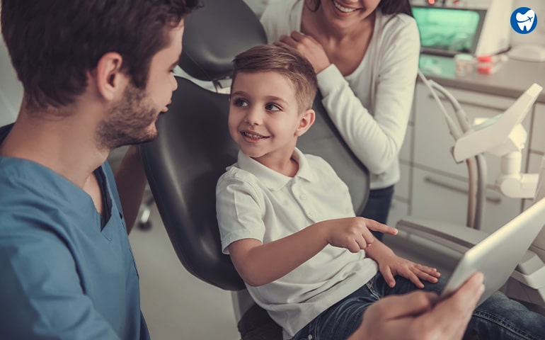 Little boy at the dentist | Kids' Dentistry in Chandigarh