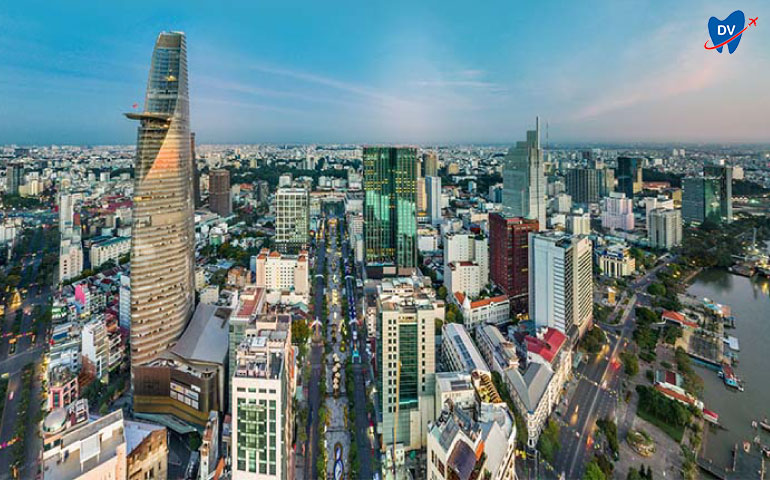 Bitexco Tower in HCMC, Vietnam