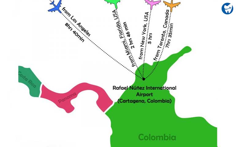 How to reach Cartagena, Colombia 