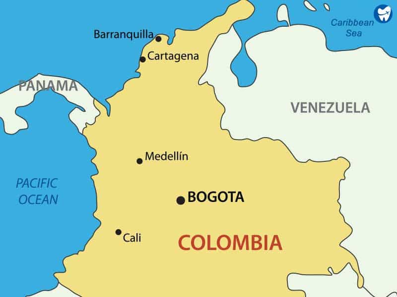 Colombia map