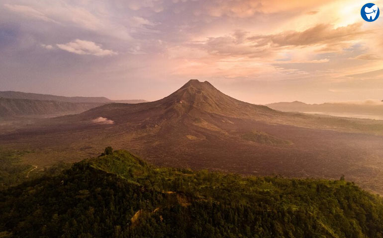 Mount Batur in Bali, Indonesia