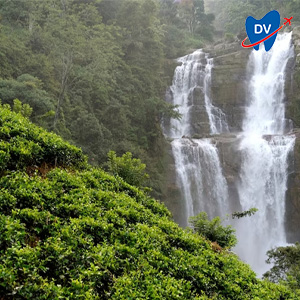 Breathtaking view of Ramboda falls