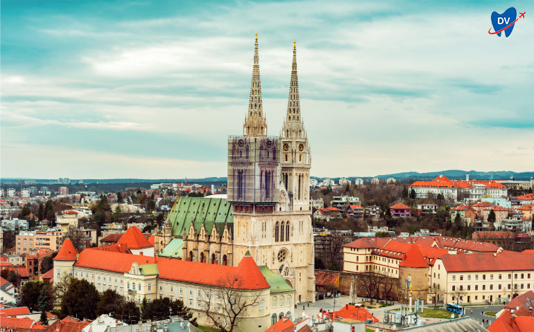 City scape of Zagreb, Croatia