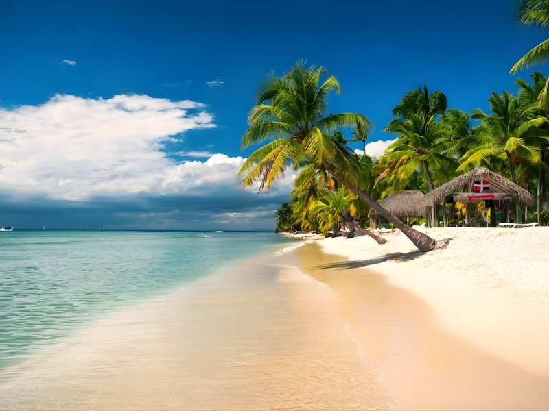 A serene beach at Dominican Republic