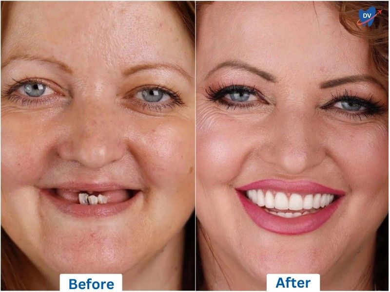 Full Smile Restoration with Dental Implants, Istanbul, Turkey