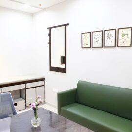 Waiting room inside the clinic