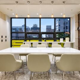 Sitting area inside 365 Seoul OneTop Dental Clinic