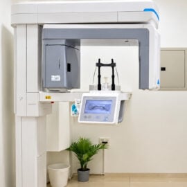 Dental imaging room equipped with a panoramic X-ray
