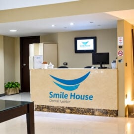 Reception Desk Inside Smile House Dental Center